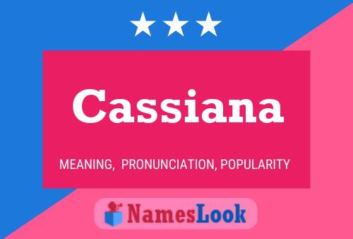 Affiche de nom Cassiana