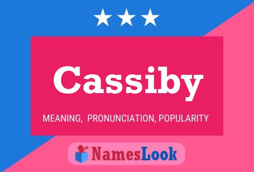 Affiche de nom Cassiby