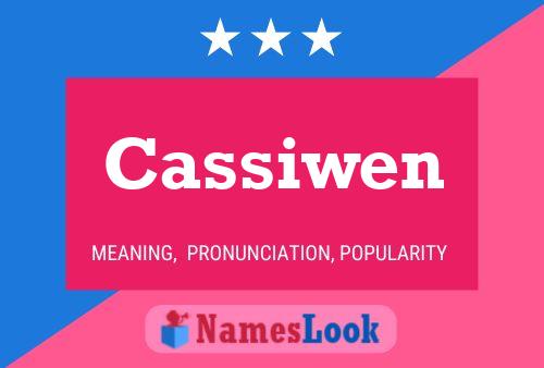 Affiche de nom Cassiwen