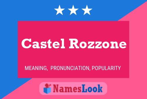 Affiche de nom Castel Rozzone