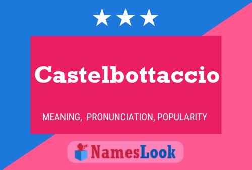 Affiche de nom Castelbottaccio