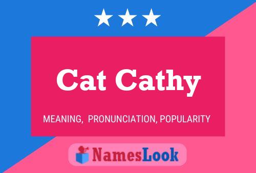 Affiche de nom Cat Cathy