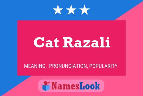 Affiche de nom Cat Razali