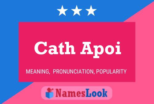 Affiche de nom Cath Apoi