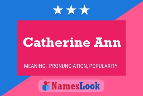 Affiche de nom Catherine Ann