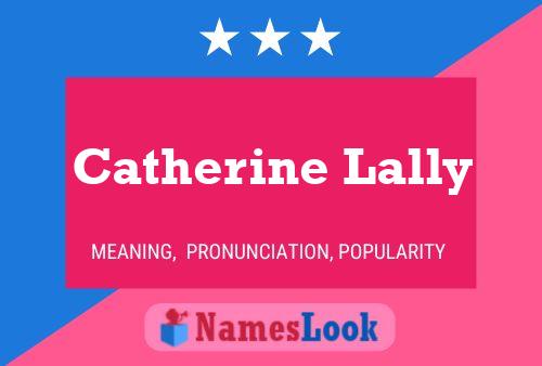 Affiche de nom Catherine Lally