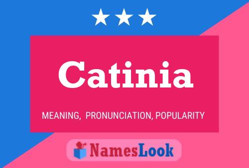 Affiche de nom Catinia