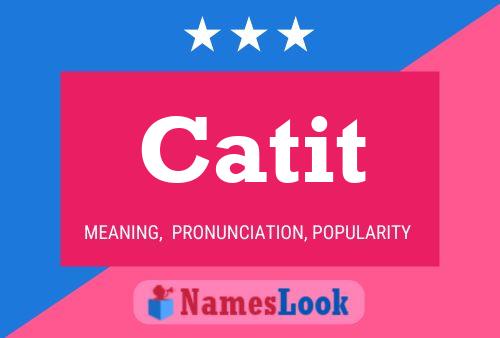 Affiche de nom Catit