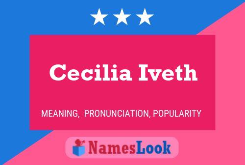 Affiche de nom Cecilia Iveth