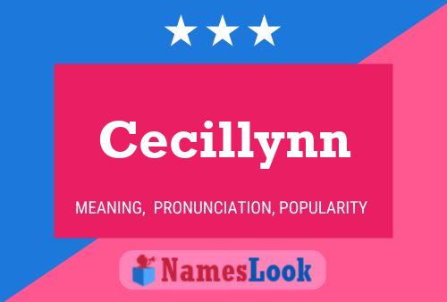 Affiche de nom Cecillynn