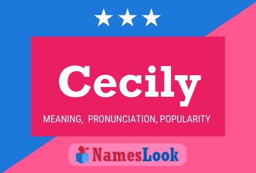 Affiche de nom Cecily