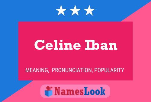 Affiche de nom Celine Iban