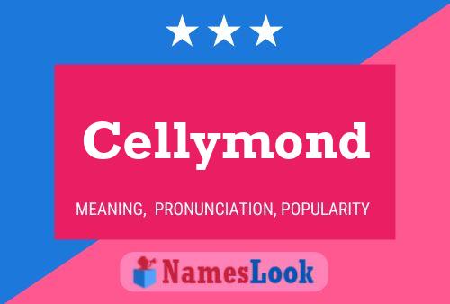 Affiche de nom Cellymond