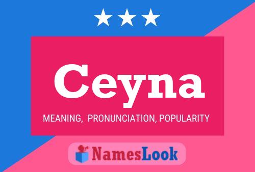 Affiche de nom Ceyna