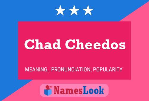 Affiche de nom Chad Cheedos