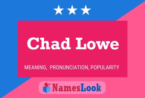 Affiche de nom Chad Lowe