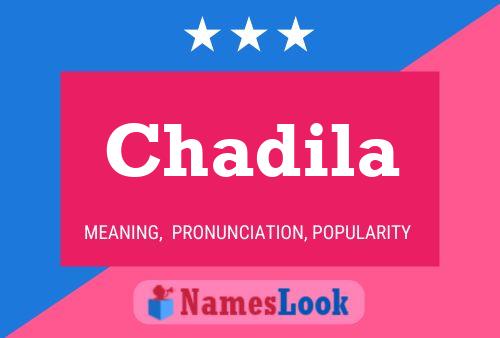 Affiche de nom Chadila