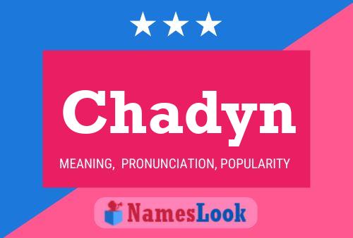 Affiche de nom Chadyn