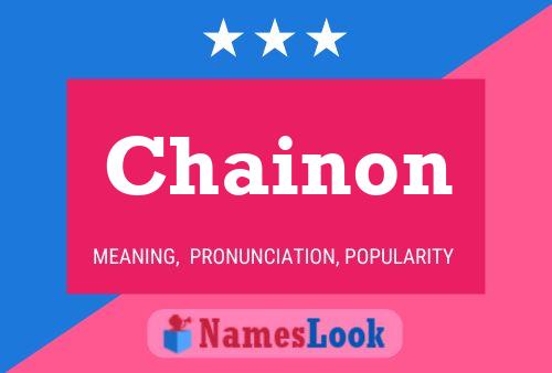 Affiche de nom Chainon