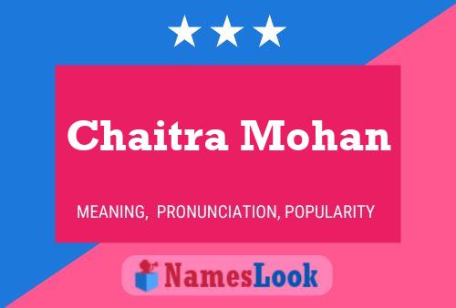 Affiche de nom Chaitra Mohan