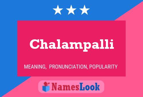 Affiche de nom Chalampalli