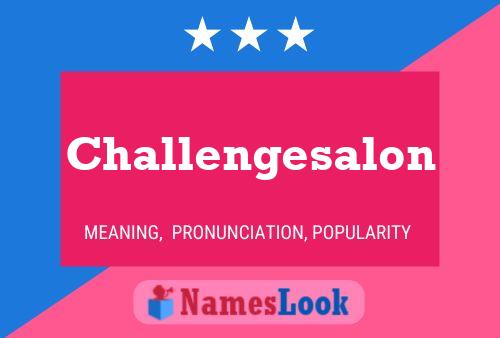 Affiche de nom Challengesalon