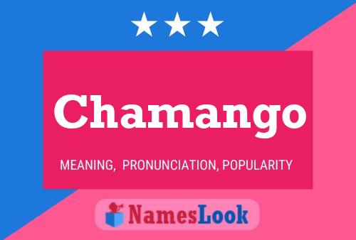 Affiche de nom Chamango