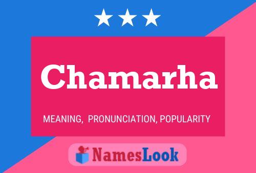 Affiche de nom Chamarha