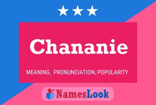 Affiche de nom Chananie