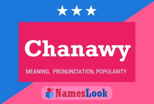 Affiche de nom Chanawy