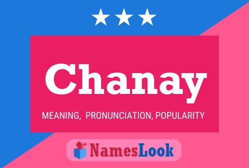 Affiche de nom Chanay