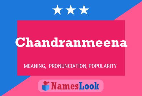 Affiche de nom Chandranmeena