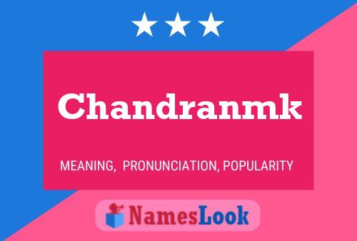 Affiche de nom Chandranmk