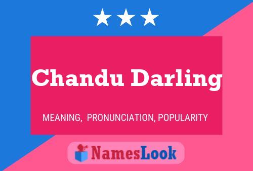 Affiche de nom Chandu Darling