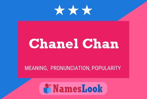 Affiche de nom Chanel Chan