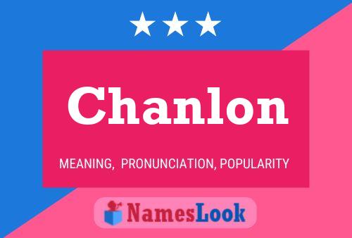 Affiche de nom Chanlon