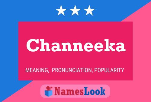 Affiche de nom Channeeka