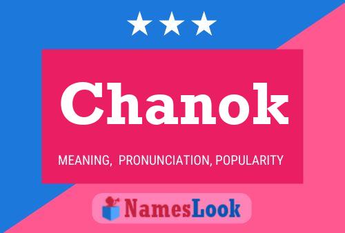 Affiche de nom Chanok