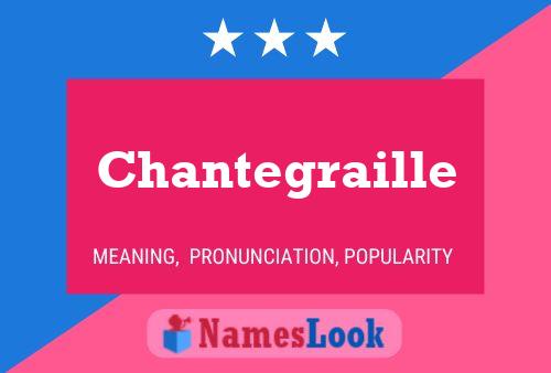 Affiche de nom Chantegraille