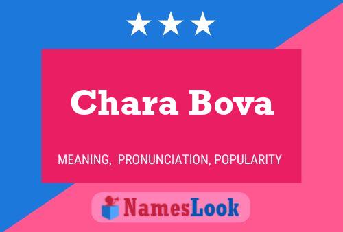 Affiche de nom Chara Bova