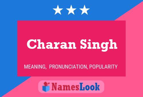 Affiche de nom Charan Singh