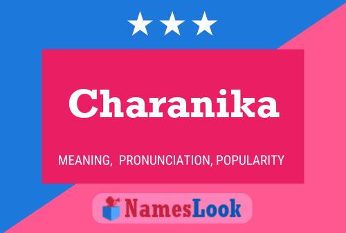 Affiche de nom Charanika