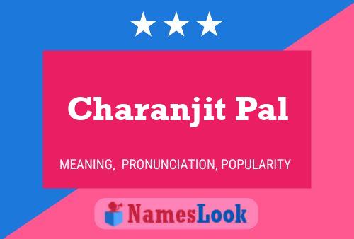 Affiche de nom Charanjit Pal