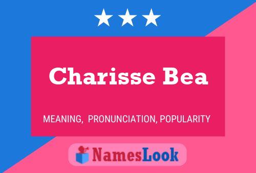 Affiche de nom Charisse Bea