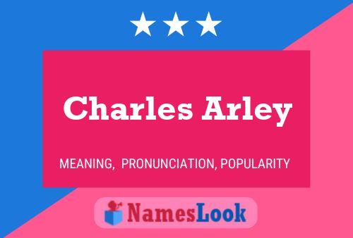 Affiche de nom Charles Arley