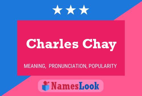 Affiche de nom Charles Chay