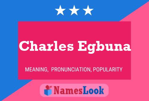 Affiche de nom Charles Egbuna