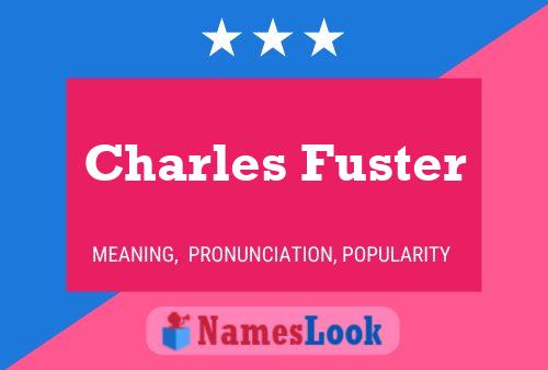 Affiche de nom Charles Fuster