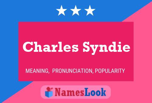 Affiche de nom Charles Syndie