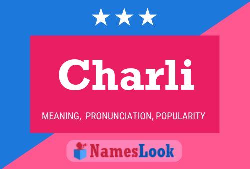 Affiche de nom Charli